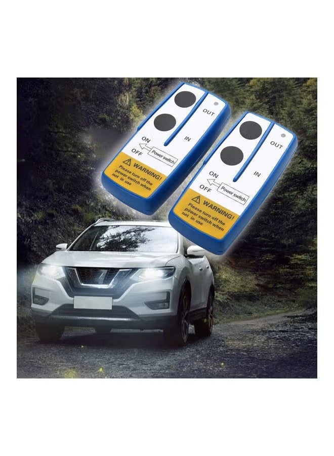 NIBEMINENT Universal 12V Wireless Console Winch Remote Control Kit For Jeep ATV SUV - Image 4