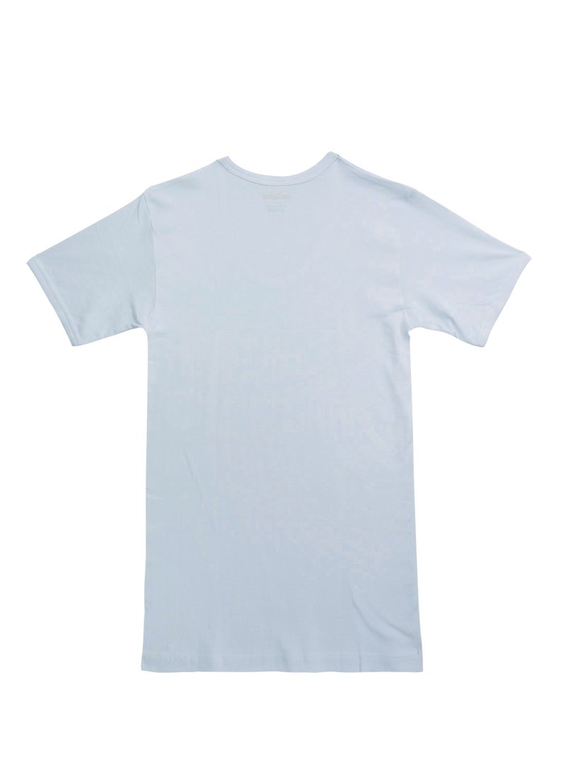 John Gladstone Mens Inner T-Shirt RN White pack of 6 - Image 3