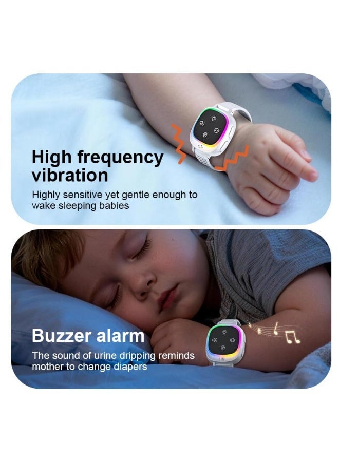 Arabest Wireless Bedwetting Alarm for Boys and Girls,Stop Bed Wetting for Kids&Elderly,Pee Alarm with USB Rechargeable Sensor,,Vibration & Sound Alert.GPS Anti-Loss and Bluetooth Control(Blue) - Image 2