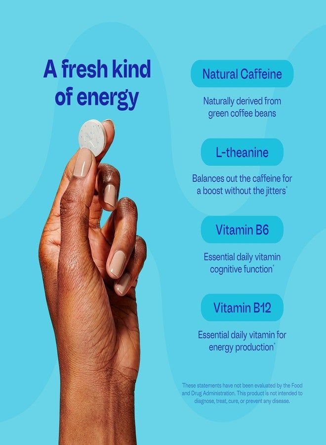 Neuro Variety Pack Gum - Energy & Focus Gum (Peppermint, Spearmint, Wintergreen) - Nootropic Supplement with Natural Caffeine + L-Theanine for Brain Health - Sugar Free, Vegan - 54 ct, 6 Pack - Image 5