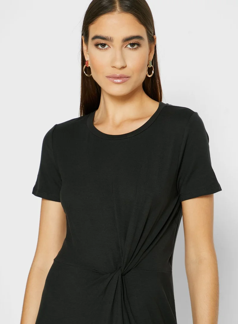 VERO MODA Front Split Ruched Detail Dress