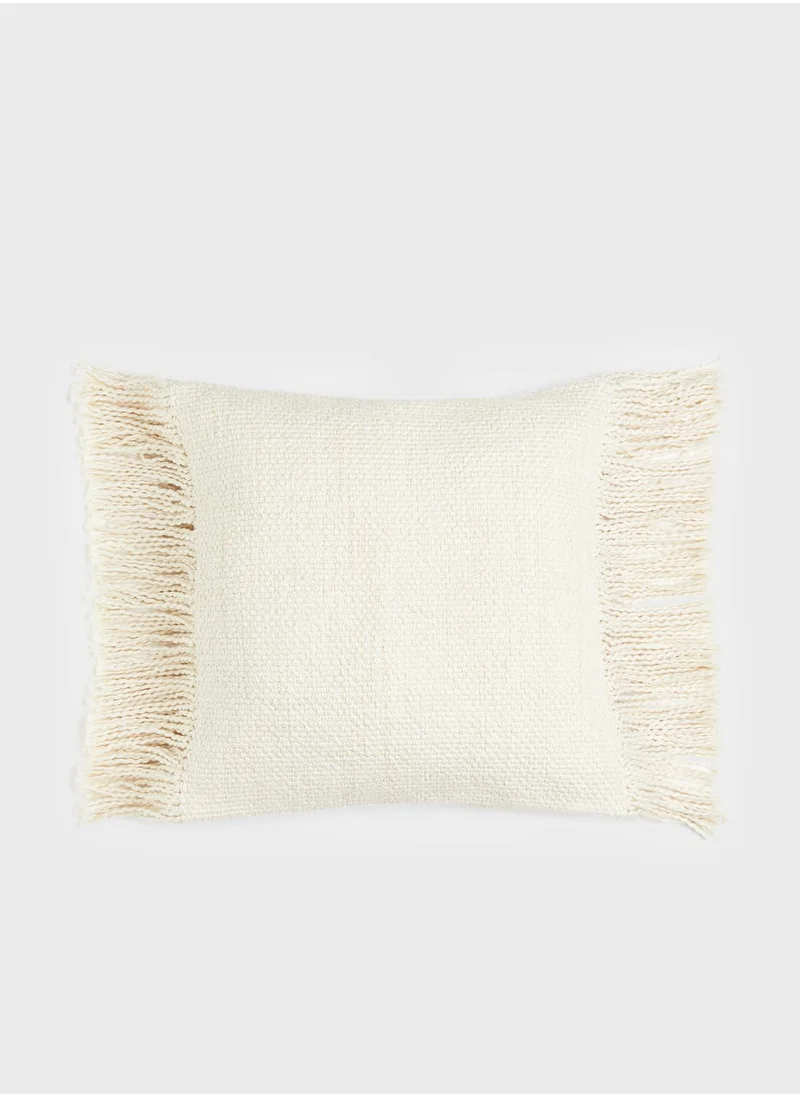 اتش اند ام Fringed Cushion Cover-50X50