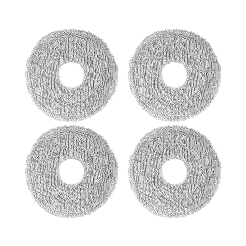 DREAME Mop Pads Compatible with X40 Ultra/L10s Ultra/L10s Pro Ultra/L10s Plus/L10s Pro Gen 2/L40 Ultra/L30 Ultra/X30 Ultra/L20 Ultra/L40 Ultra/L10s Ultra Gen2/X40 Master, Wet Mopping Pads (4 pcs) - Image 1