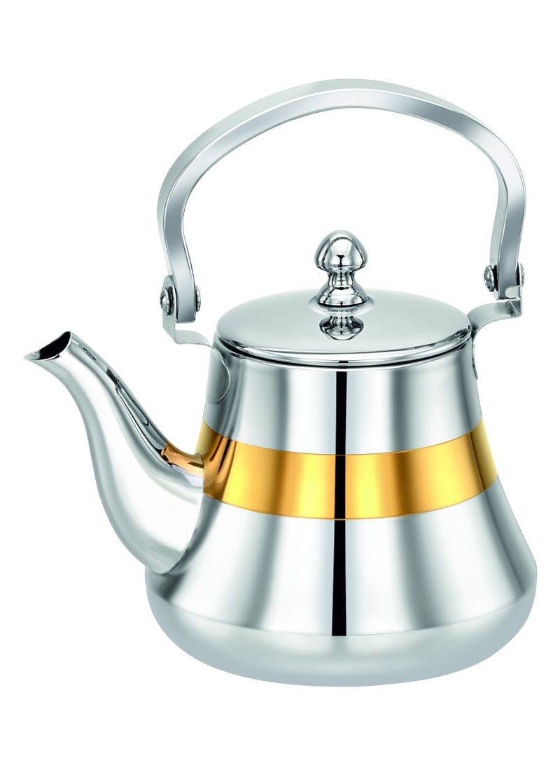 بوهارا براد شاي استانلس ستيل هندي خط ذهبي