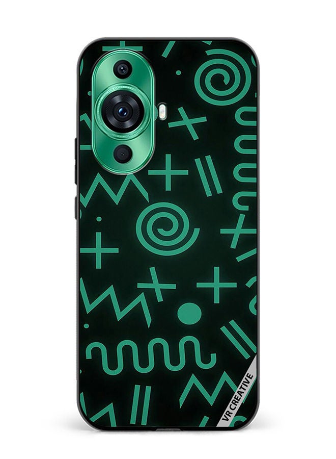 VR CREATIVE Protective Case Cover For Huawei nova 11 Pro Geometry Shapes Abstract Design Multicolour - Image 1