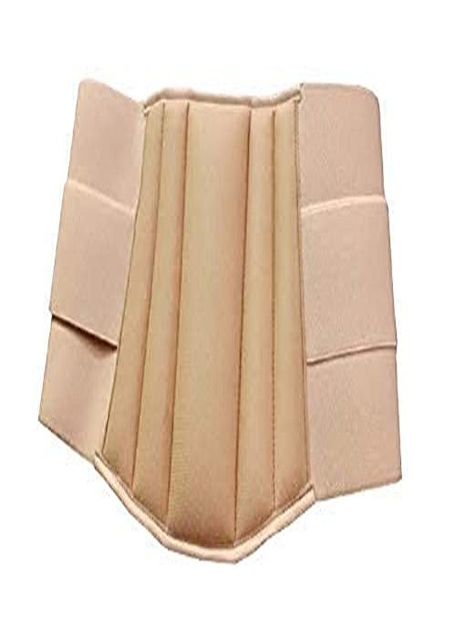 MEDTRIX Premium Lower Back Brace Support/Lumbar Support Waist belt for Back Pain Relief-Compression Belt with dual Adjustable Straps for Men and Women Beige (3XL) - Image 2