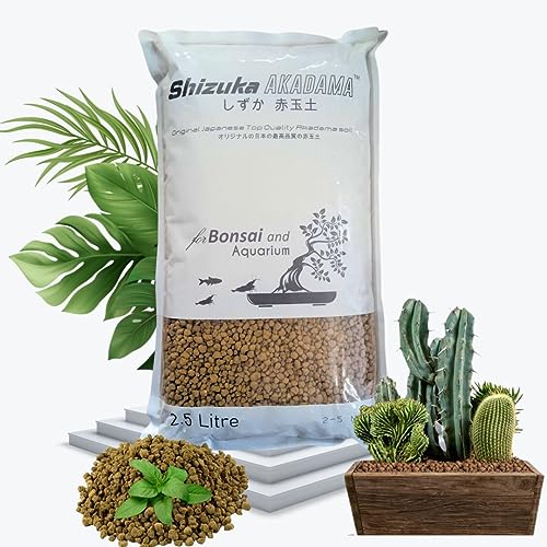 VAYINATO® Shizuka Akadama Japan Soil for Bonsai, Succulant and Aquarium 2.5 L Small 2~ by Pezlifeworld - Image 1