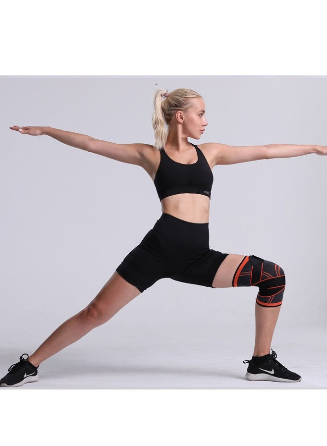 2 PCS Knee Support Brace Adjustable Sleeves Knee Stabilizer Exercise and Workout for Running - Image 4