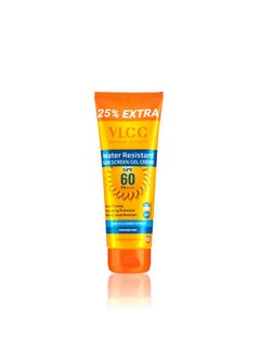 VLCC VLCC Water Resistant SPF 60 PA+++ Sunscreen Gel Cream | Helps Reduce Tanning and Premature Skin Aging | Paraben-Free Formulation | All Skin Types | 4.41 Oz/125 g  - Image 1