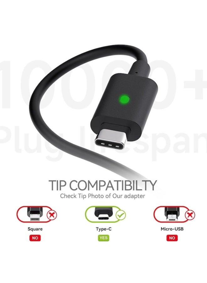 Lap-Tech High-Quality Dell 65W USB-C Compatible Replacement Laptop Adapter – 20V/3.25A, 15V/3A, 9V/3A, 5V/3A – Works with Dell Inspiron 13 5000 (5310), Latitude 7320 2-in-1, XPS 13 7390 - Image 4