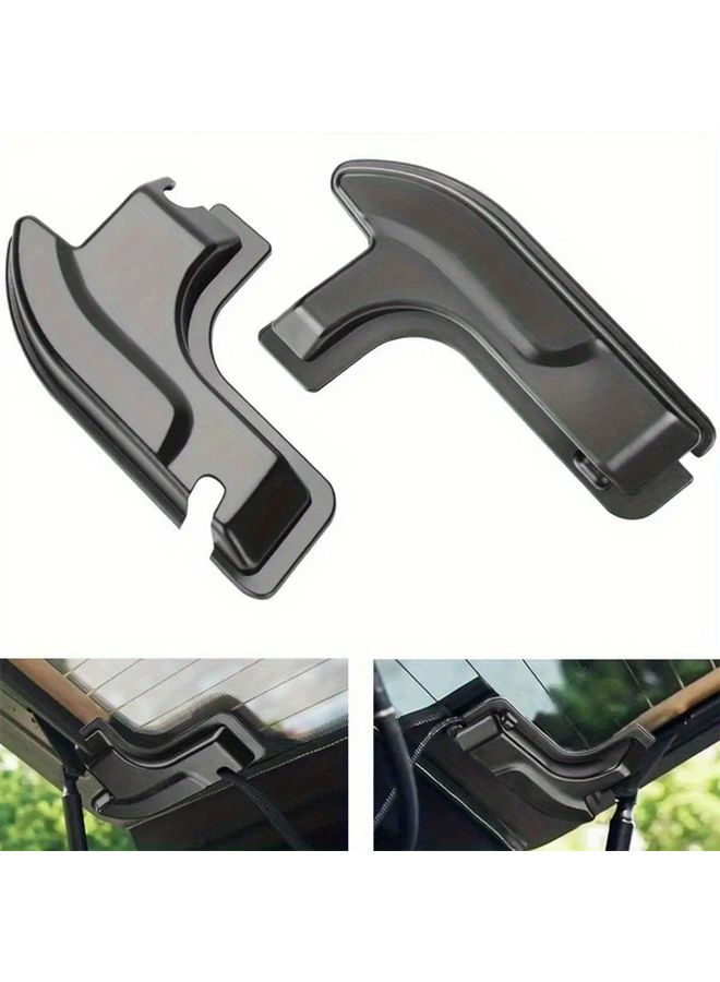ABS Rear Window Defogger Cable Covers With LED Lights For Jeep Wrangler JL 4xe 2pcs Black - Image 3
