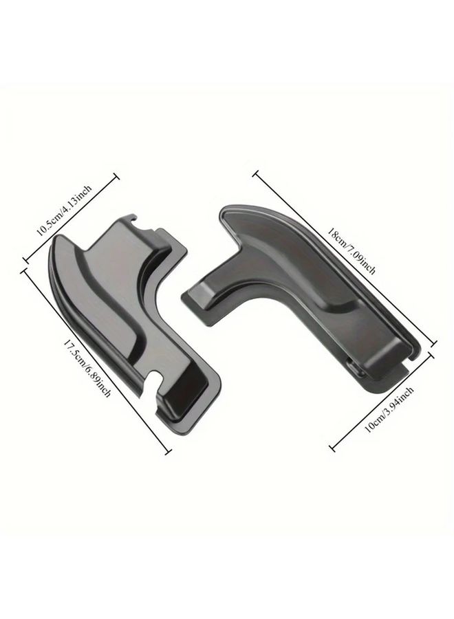 ABS Rear Window Defogger Cable Covers With LED Lights For Jeep Wrangler JL 4xe 2pcs Black - Image 2
