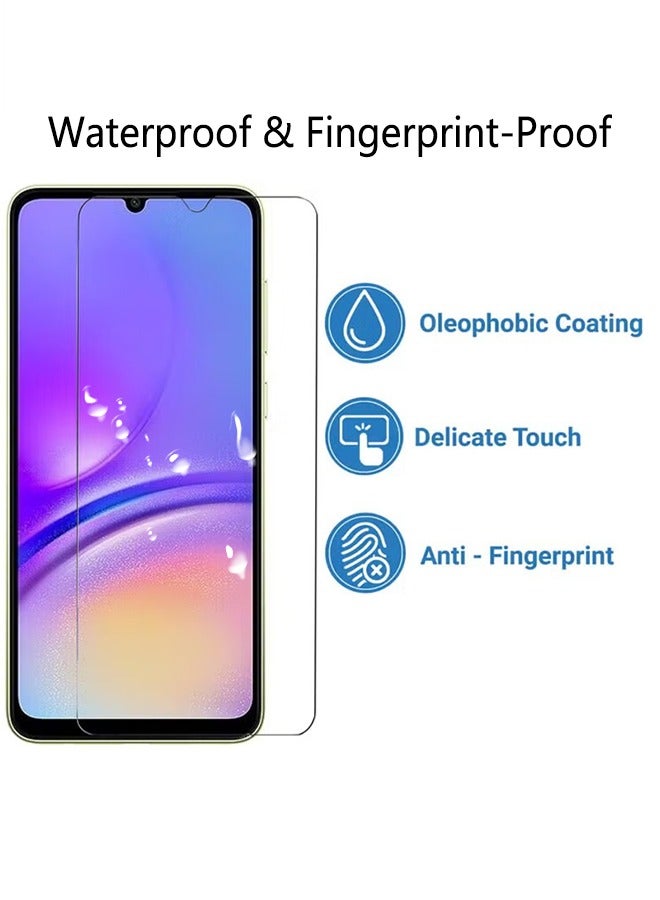 X-level 2 Pack Tempered Glass Screen Protector for Samsung Galaxy A05 4G with Comfortable Touch Feeling, Easy Clean Install, Transparent Anti-scratch Anti-drop Anti-fingerprint Phone Display Cover Accessory - Image 4