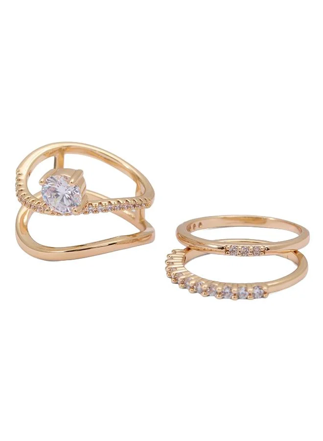 Estelina Ladies Multi Color Ring