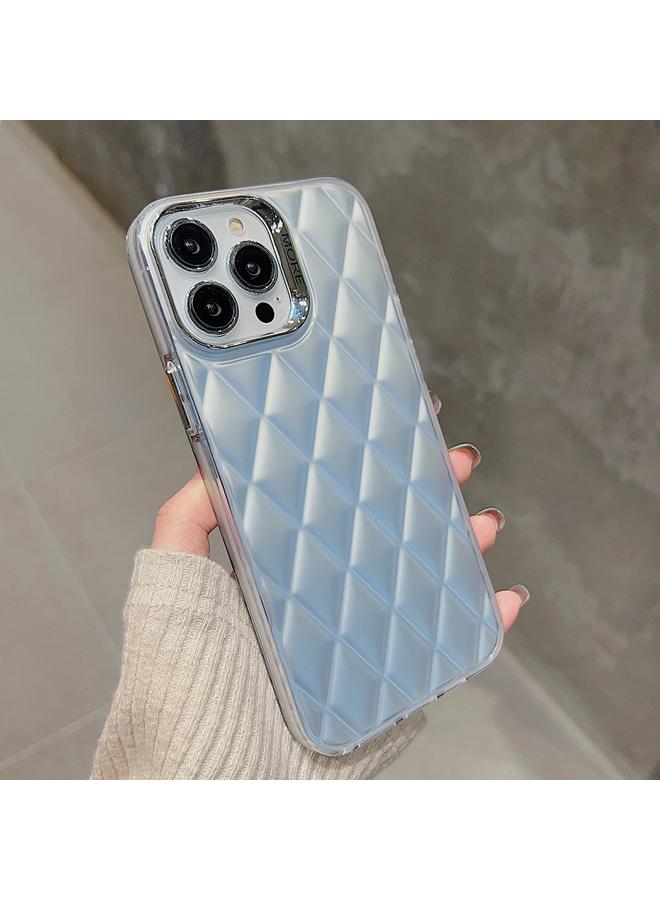 S-TOP Case For iPhone 11 3D Rhombus Electroplating TPU Hybrid PC Phone Case - Image 2