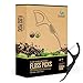 Isshah Natural Dental Floss Picks 300 Count Kraft Paper Box Packaging Plant Based PETA Approved Vegan Eco Friendly Sustainable Dental Flossers Twin Floss Charcoal - Image 1