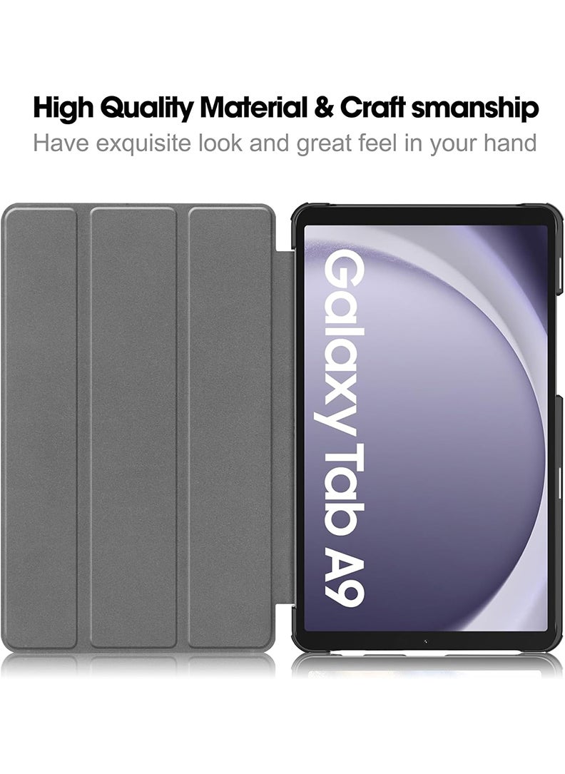 Theodor - Protective Flip Case For Samsung Galaxy Tab A9 With Trifold Stand Auto Wake Sleep Shockproof Cover Princess 1 - Image 1