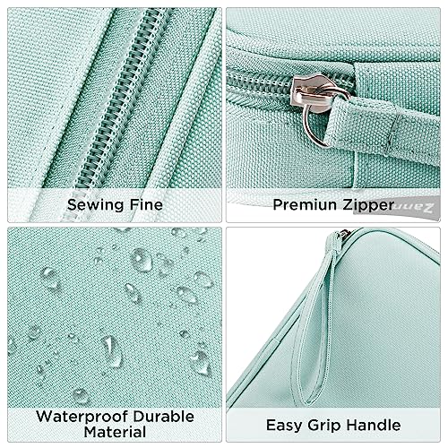 Zannaki Big Capacity Storage Pouch Marker Pen Pencil Case Simple Stationery Bag Box Art Tool & Sketch Storage Boxes for Bullet Journal Middle High School Office College Student Girl Women Adult Teen - Image 4