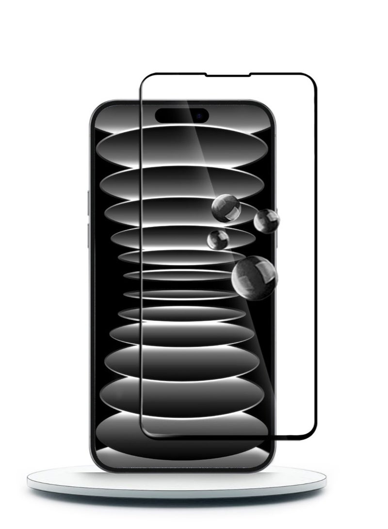 Techie Apple iphone 16 Pro Full Cover HD Tempered Glass Screen Protector - Image 3