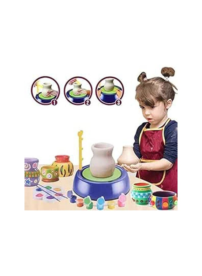 Stoneware Design and Paint Wheel Toy (6Y-99 Years)