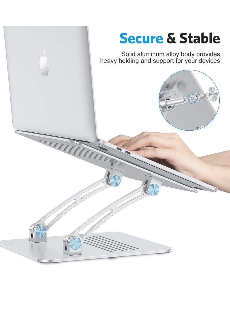 ELTRAZONE Notebook Stand For Laptop up to 17 inch, Compatible for MacBook Air, Pro, Dell, Samsung, Lenovo Adjustable with Heat Vent  - Image 3