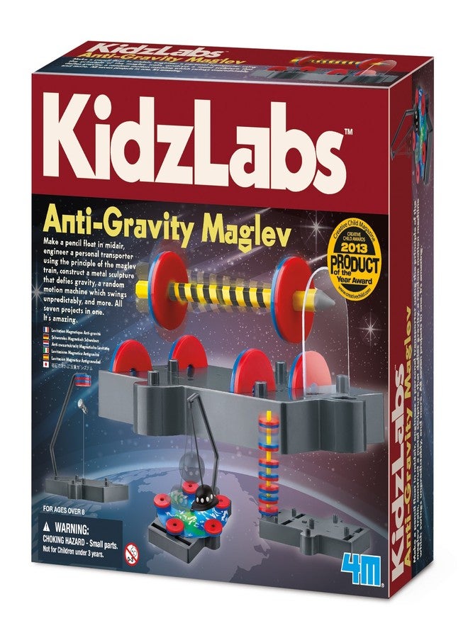 4M Kidzlabs Anti Gravity Magnetic Levitation Science Kit - Maglev Physics Stem Toys Educational Gift for Kids & Teens, Girls & Boys (3686) - Image 1