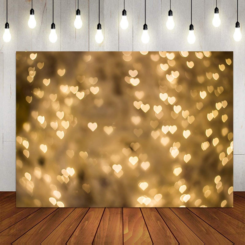 LTLYH 8x6ft Valentine's Day Photography Backdrop Valentine's Mother's Day Love Heart Party Decor Banner Photo Props Both Photoshoot Backdrop 124 - Image 1