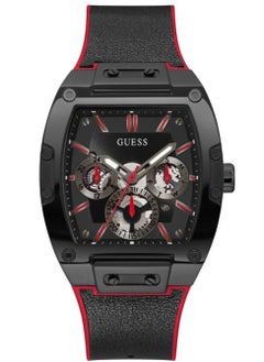 Black inlaid with red