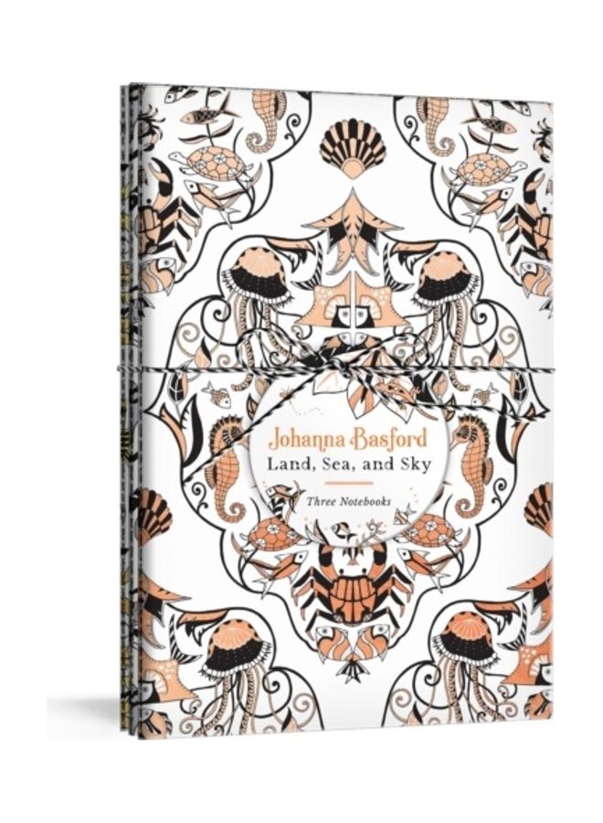 Johanna Basford Land, Sea, and Sky: Three Colorable Notebooks - Image 2