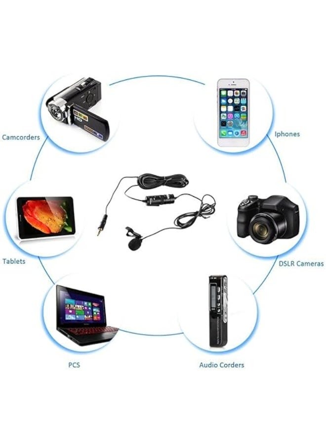 Lavalier Microphone with Windshield for Smartphones and Cameras – Black - Image 4