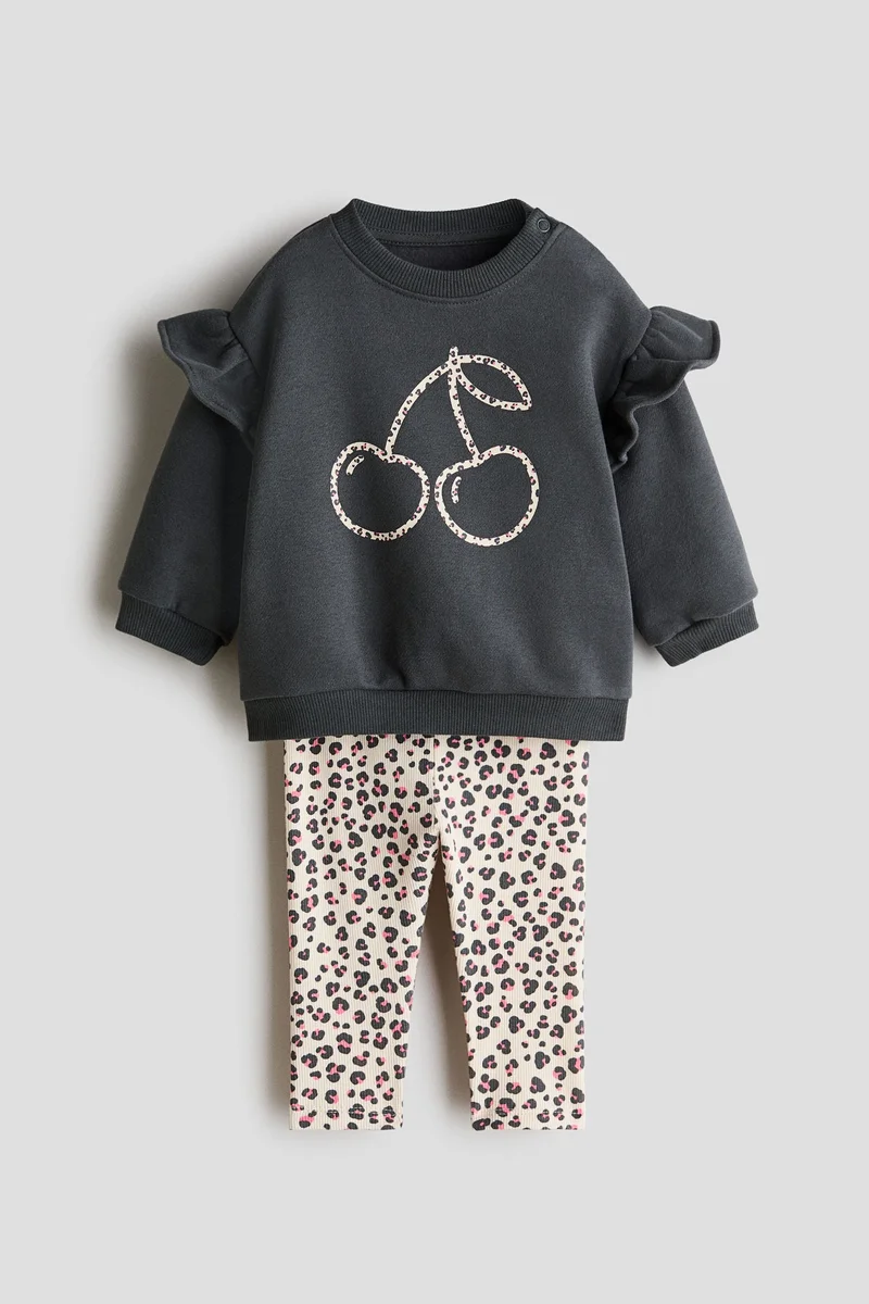 H&M 2-piece sweatshirt and leggings set
