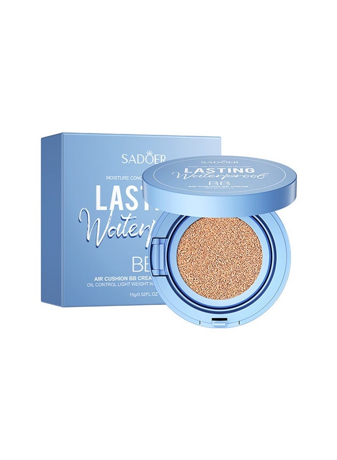 SADOER Blotting Air Cushion BB Cream 15g SADOER Blush and Makeup Primer BB Cream #01 Natural Color - Image 1