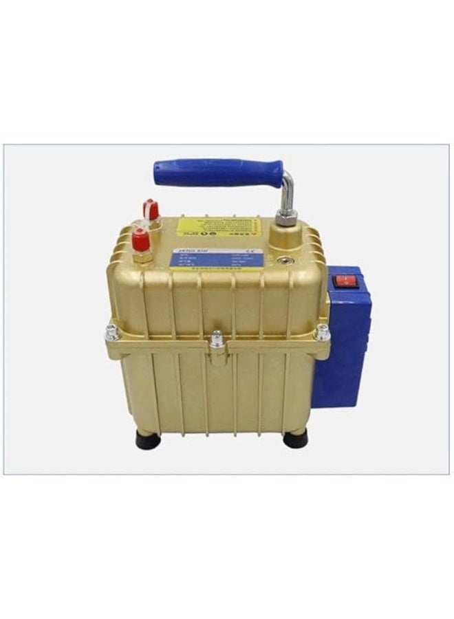 مضخة اختبار الفراغ والضغط (220 فولت / 50 هرتز)، مضخة فراغ متعددة الوظائف، مضخة هواء لغاز التبريد بميزة الشفط والدفع، معدل تدفق 42 لتر/دقيقة لخدمة تكييف السيارات، أداة محمولة لإصلاح وصيانة أنظمة تكييف السيارات. - Image 2