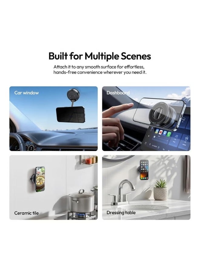 Portable Magnetic Mobile Phone Holder – 360 Degree Adjustable Foldable Stand for Car, Office Desk & Home Use - Image 5