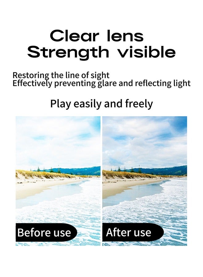 New color changing sunglasses, Polarized Aviator Sunglasses for Men Women,UV400 Protection Lens, Trendy Square Sun Glasses Retro Pilot Shades UV Protection - Image 4