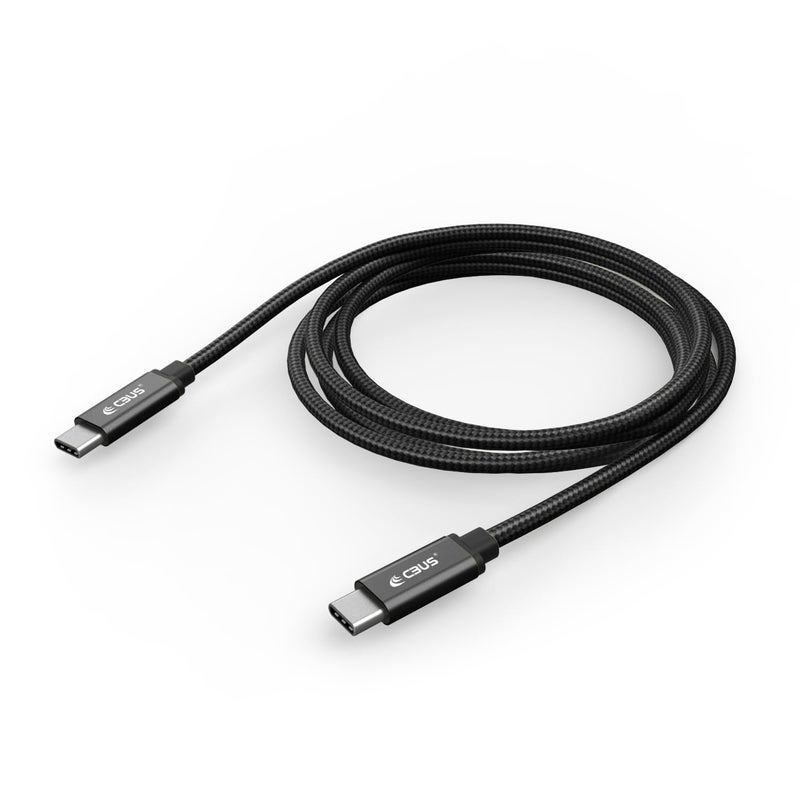 CBUS 10ft USB C to C Fast Charging Cable Heavy-Duty Braided Cord Compatible with iPhone 17/16/15/Pro/Max/Plus, iPad Pro/Air, Galaxy S26/S25/S24/Plus/Ultra/FE, Google Pixel, TCL Type C (Black) - Image 1