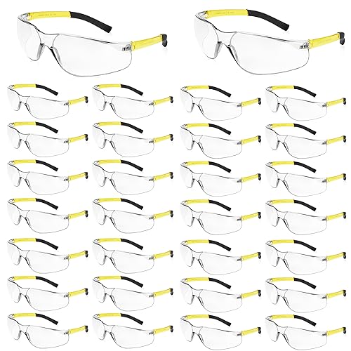 Salfboy Clear Safety Glasses for Men and Women Eye Protection Bulk Protective Eyewear ANSI Z871 ScratchResistant Lens - Image 1