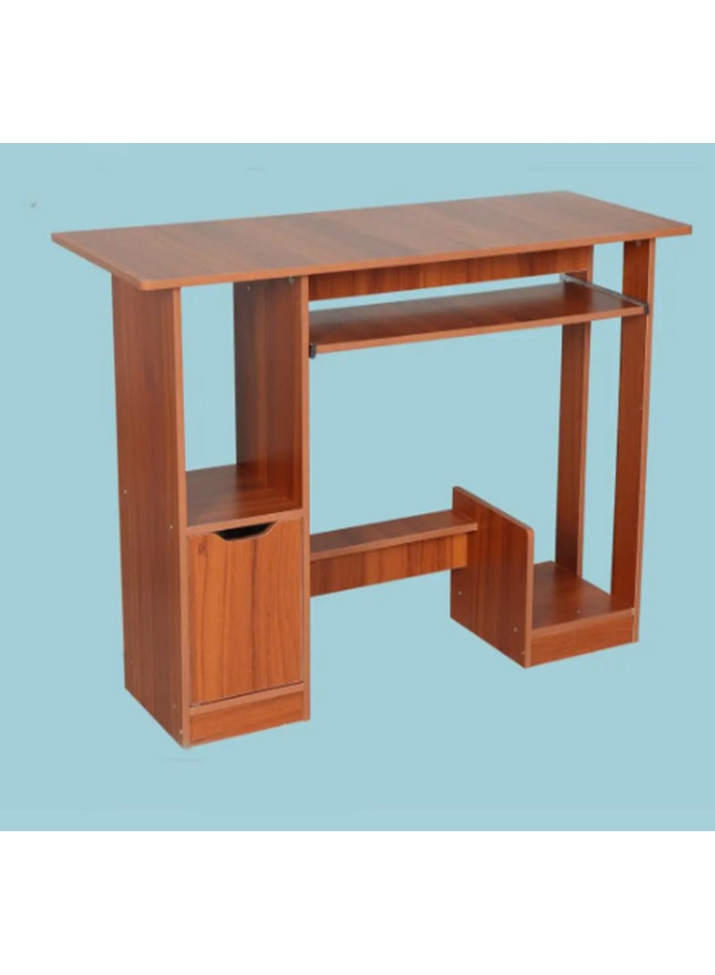 DubaiGallery Desktop Computer Desk With Storage Rack,simple Durable Office Desk Versatile Compact Laptop Table For Home Bedroom Office  - Image 2
