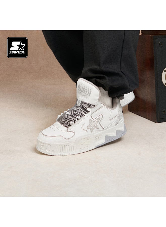 Starter Classic Bestselling Sound Wave 2 Star Shoes Versatile Sports Sneakers, White/gray, Size 45 - Image 3