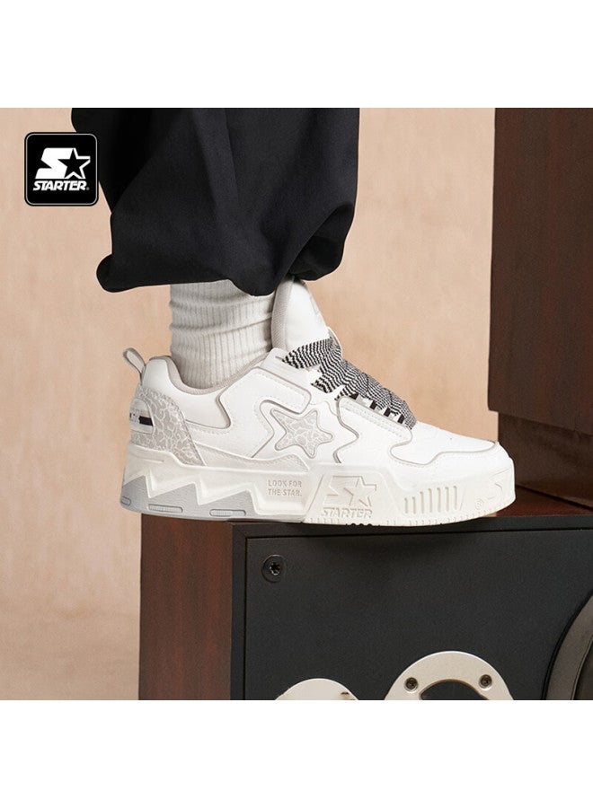 Starter Classic Bestselling Sound Wave 2 Star Shoes Versatile Sports Sneakers, White/gray, Size 45 - Image 5