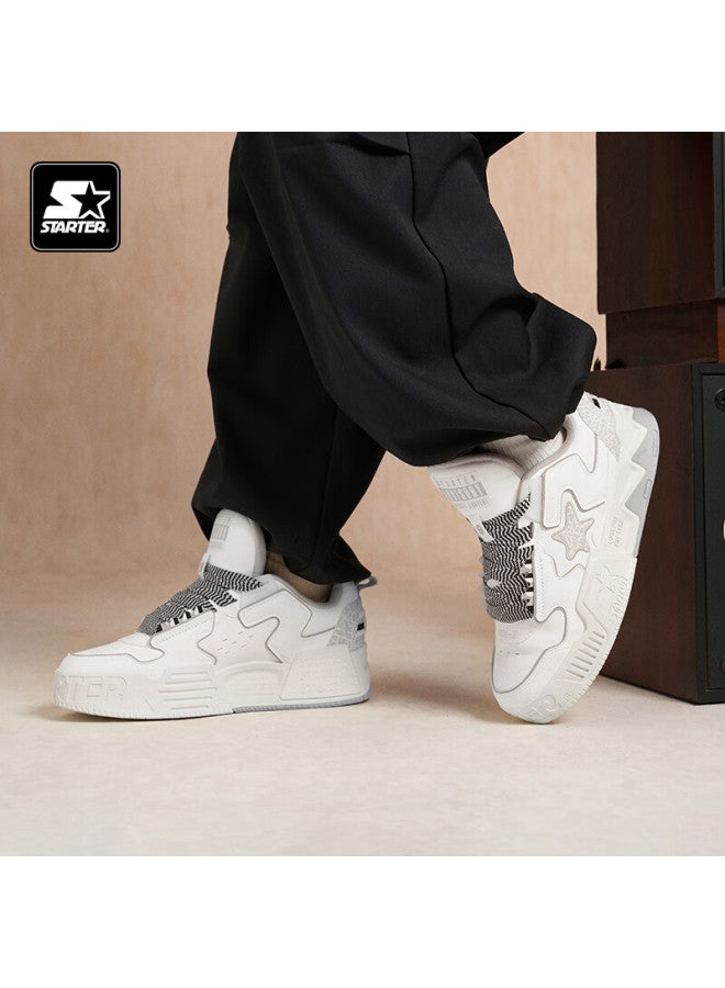 Starter Classic Bestselling Sound Wave 2 Star Shoes Versatile Sports Sneakers, White/gray, Size 45 - Image 2