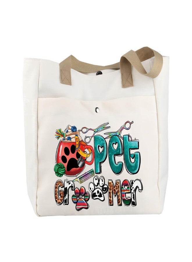BLUPARK Western Pet Groomer G-ift Pet Groomer Tote Bag Funny Pet Groomer G-ift Shop Groomer Bag Dog Sublimation Design G-ift (Pet Groomer TO) - Image 1