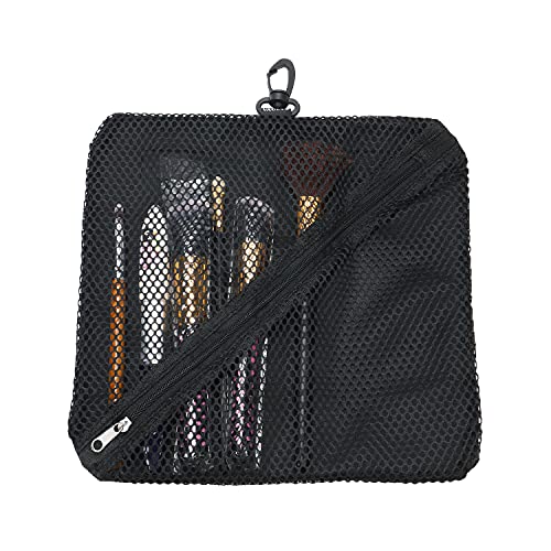 Vaultz Portable Safe Box - 10 x 10 x 6.5 Inch Large Storage Box with Lock, Mesh Pocket & Adjustable Compartments for Cash, Documents and Valuables - Black - Image 5