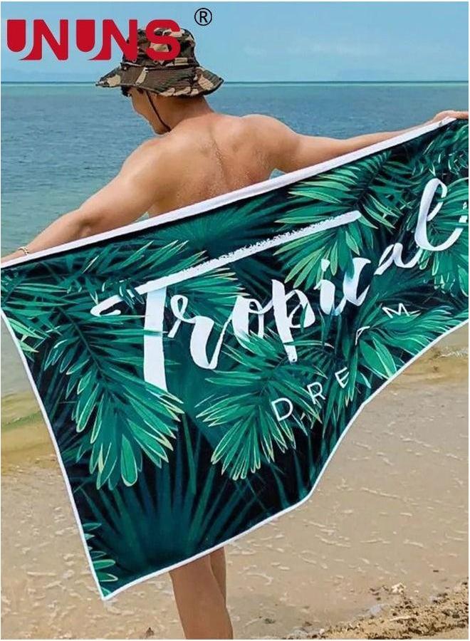 UNUNS Microfiber Beach Towel,Quick Fast Dry Super Bath Towels Absorbent Blanket,Suitable For Travel,Camping,Pool - Image 4
