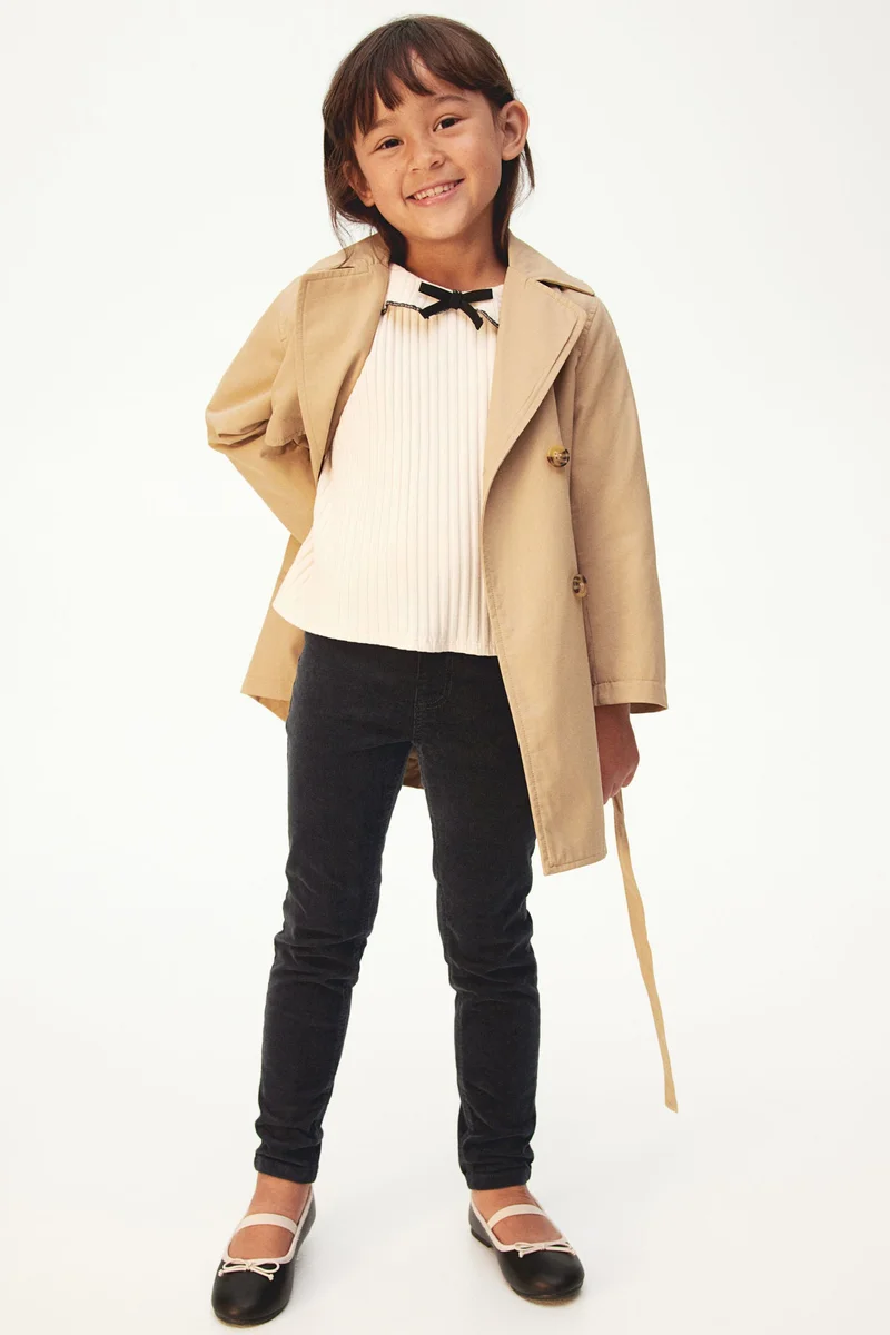 H&M Skinny Fit Corduroy Trousers