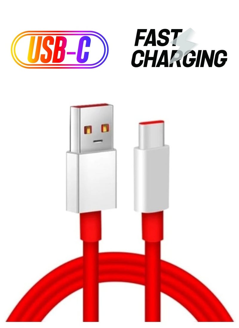 Raxoom "High-Speed USB Type-C Charger Cable for OnePlus 11, 10 Pro, 9 Series, 8 Series, Nord, and More - Fast Charging for All Compatible Models" - Image 1