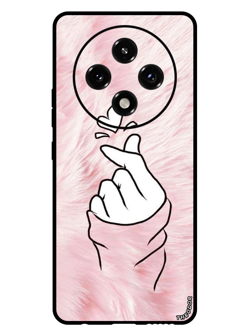 Theodor Protective Case Anti Scratch Shock Proof Bumper Cover For Oppo A3 Pro Snap Love Pink - Image 1