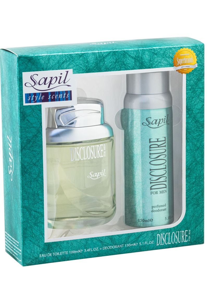 sapil Gpac Disclosure 100ml EDT+150ml DEO - Image 1