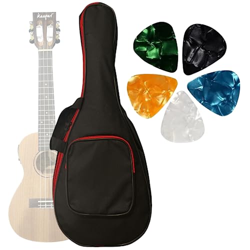 IMAGINEA Ukulele Bag Cover, One Storage Pocket Adjustable Shoulder Strap Durable Ukulele Padded Case Zippered Gig Bag for Dust-Proof & Oxford Water Resistant Large Capacity Soft - Image 1