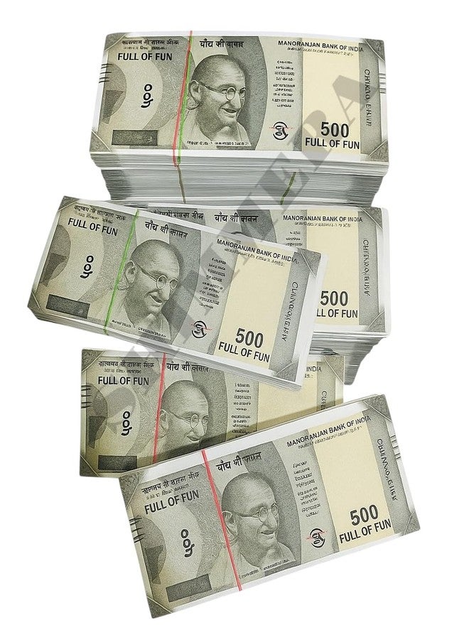 Shimmera Play Money Bills for Kids & Props (500 Notes) - Realistic Educational Toy Money for Learning & Pretend Play - Image 3